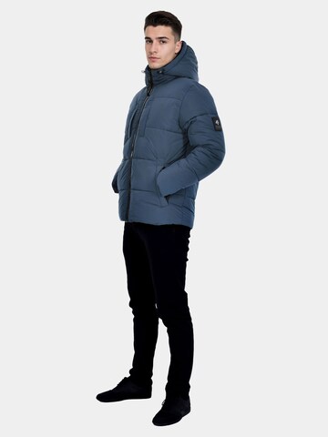Alessandro Salvarini Winter Jacket in Blue