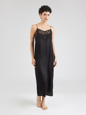 BOSS Negligé 'Blossom' in Zwart: voorkant