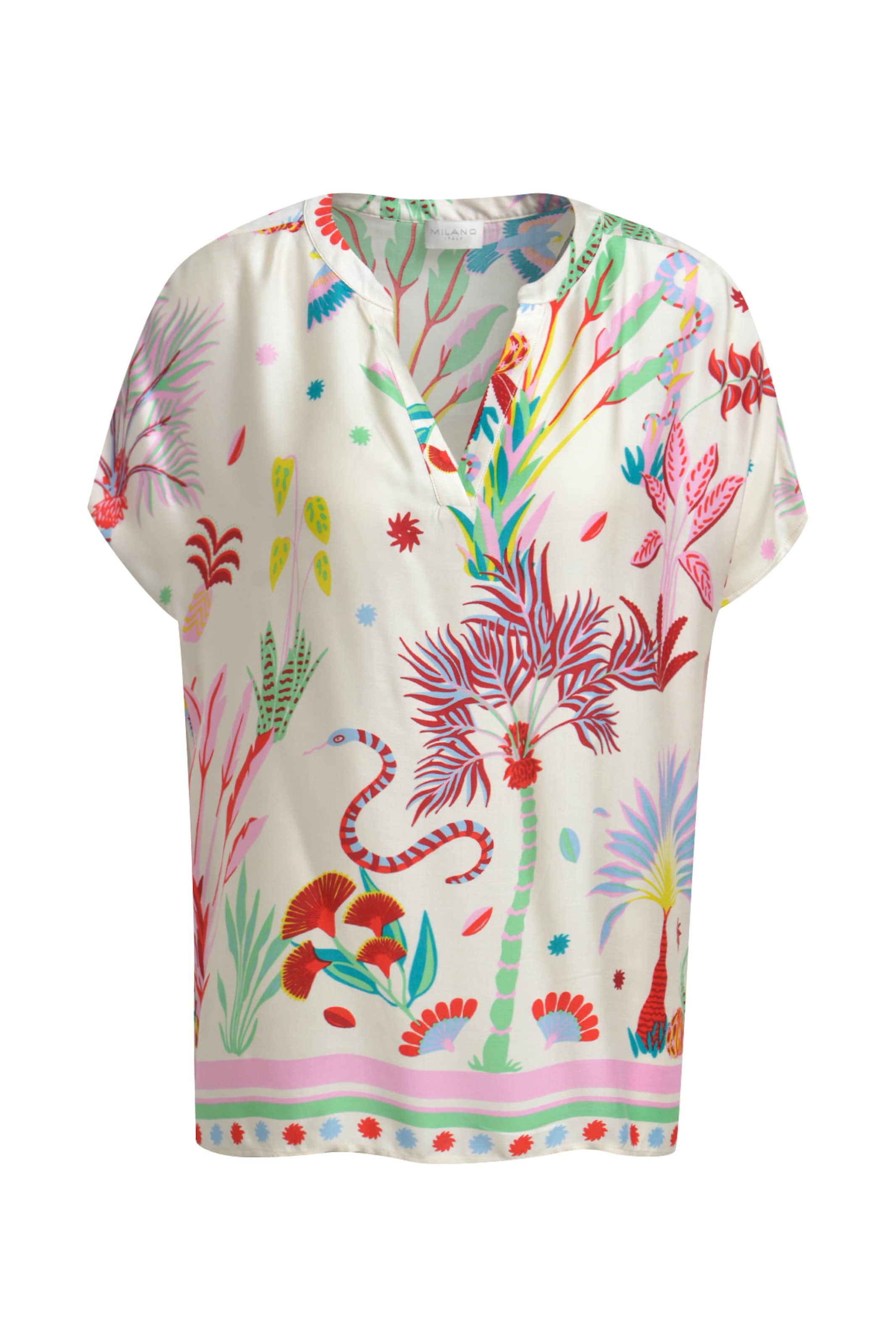 Milano Italy Blouse in Beige: front