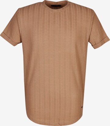 Leif Nelson Shirt in Bruin: voorkant