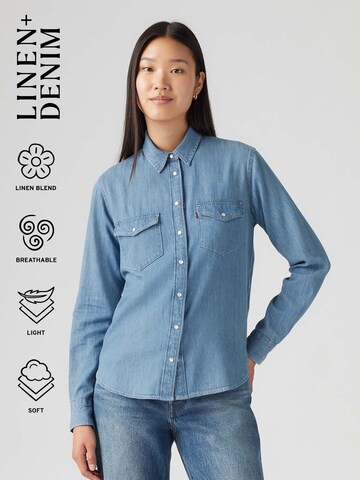 LEVI'S ® Bluse 'Essential' in Blau: Vorderseite