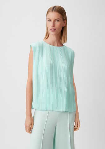 COMMA Blouse in Blauw: voorkant