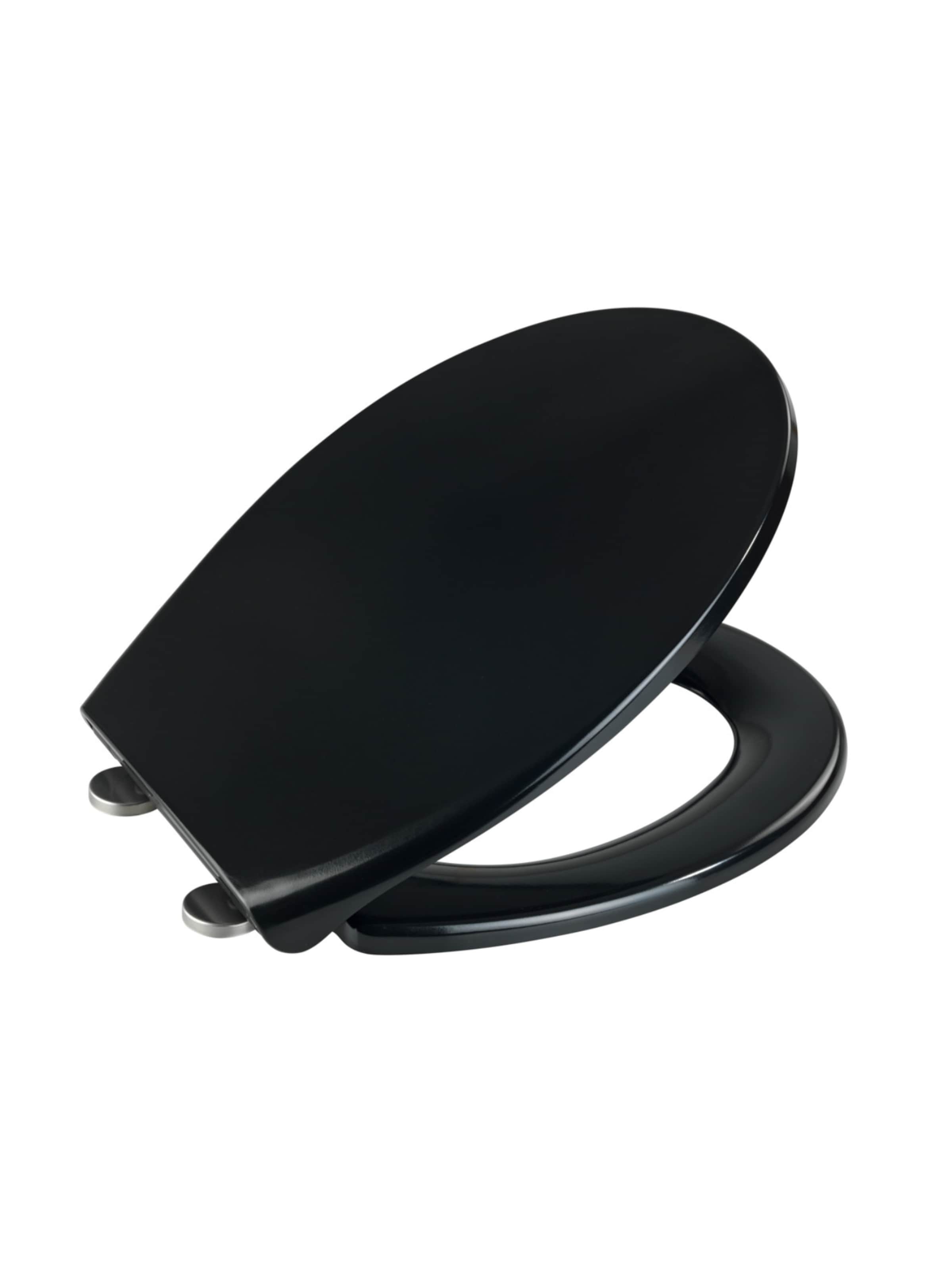 Wenko WC-Sitz in Schwarz