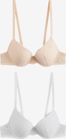 Next Push-up Rintaliivi värissä beige: etupuoli