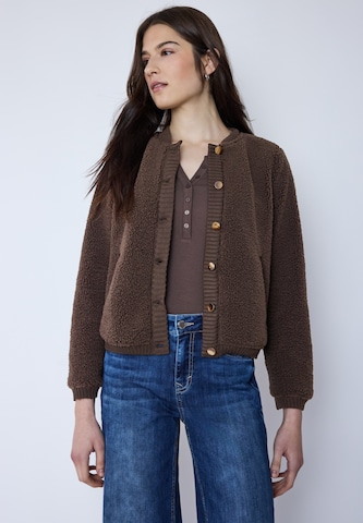 Street One Studio Between-Season Jacket in Brown: front
