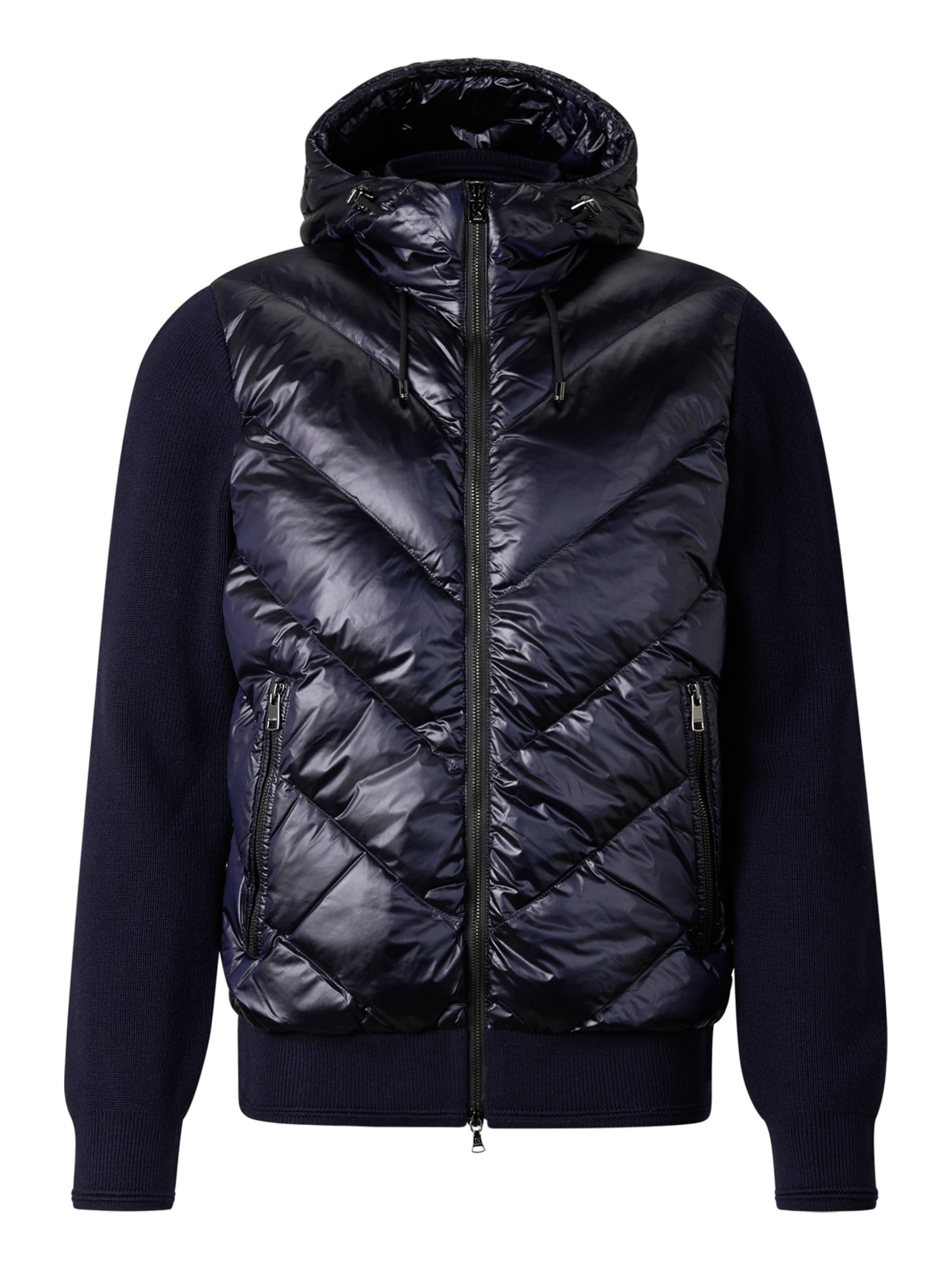 BOGNER Knit Cardigan ' Zisco ' in Blue: front
