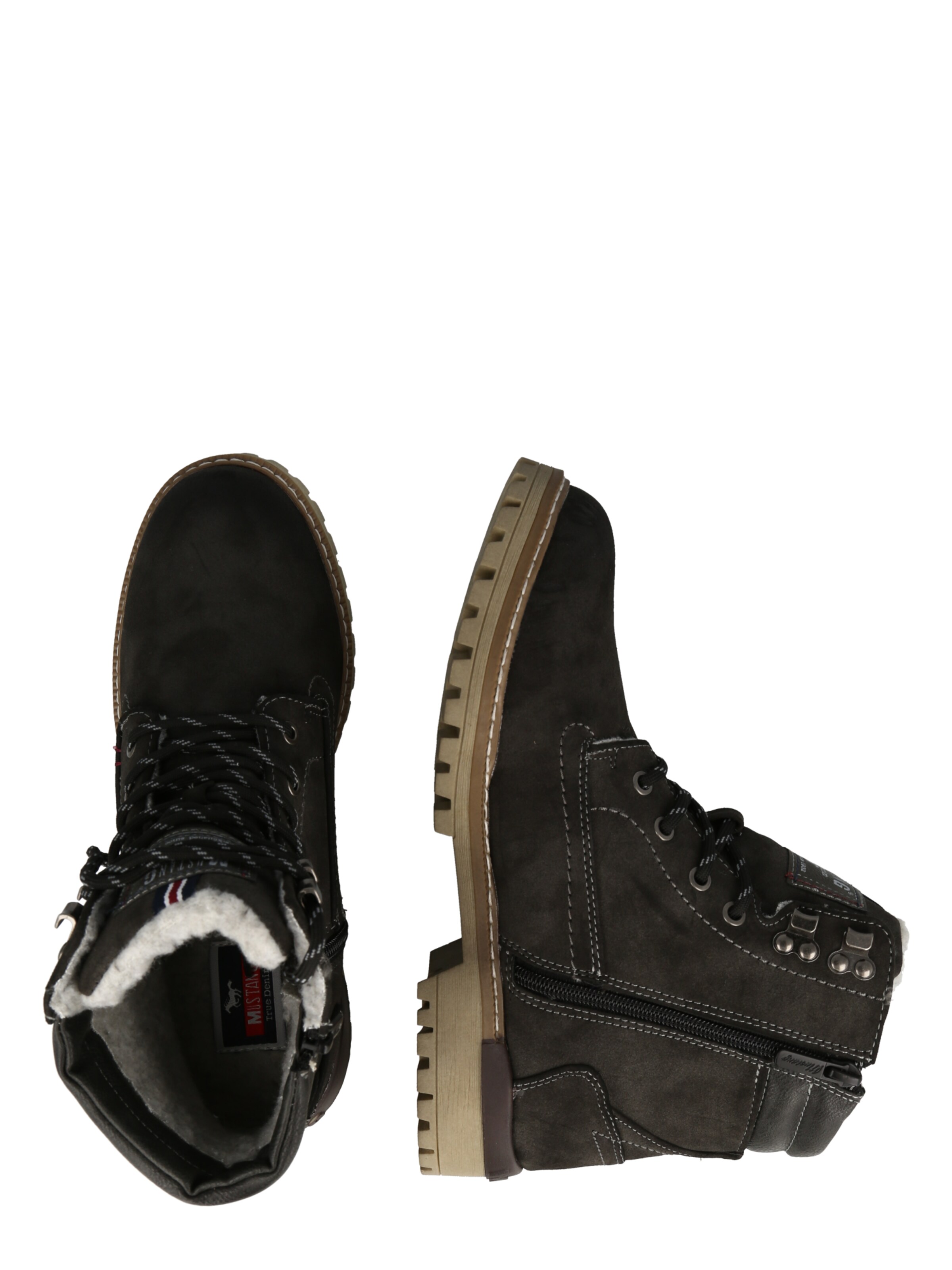 MUSTANG Snørestøvler i grå