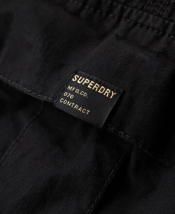 Superdry Regular Cargobroek in Zwart