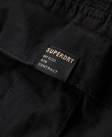 Superdry Regular Cargo Pants in Black
