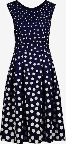 Robe MADELEINE en bleu : devant