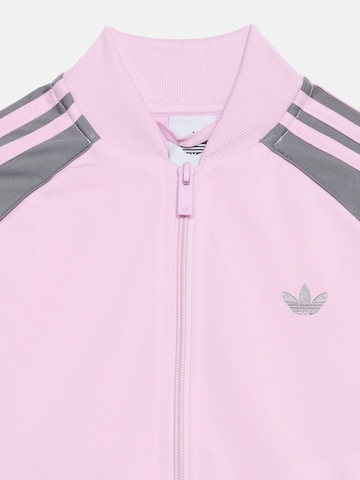 ADIDAS ORIGINALS Sweatjacka 'SST' i rosa