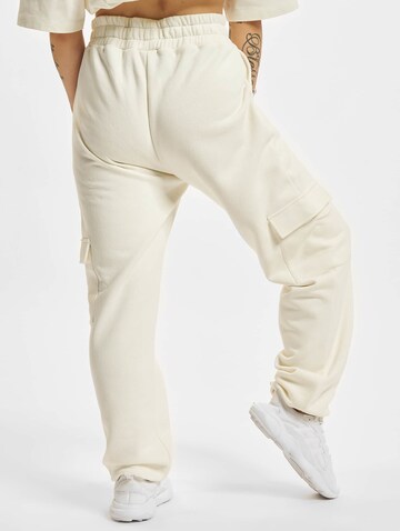 Loosefit Pantalon cargo DEF en blanc