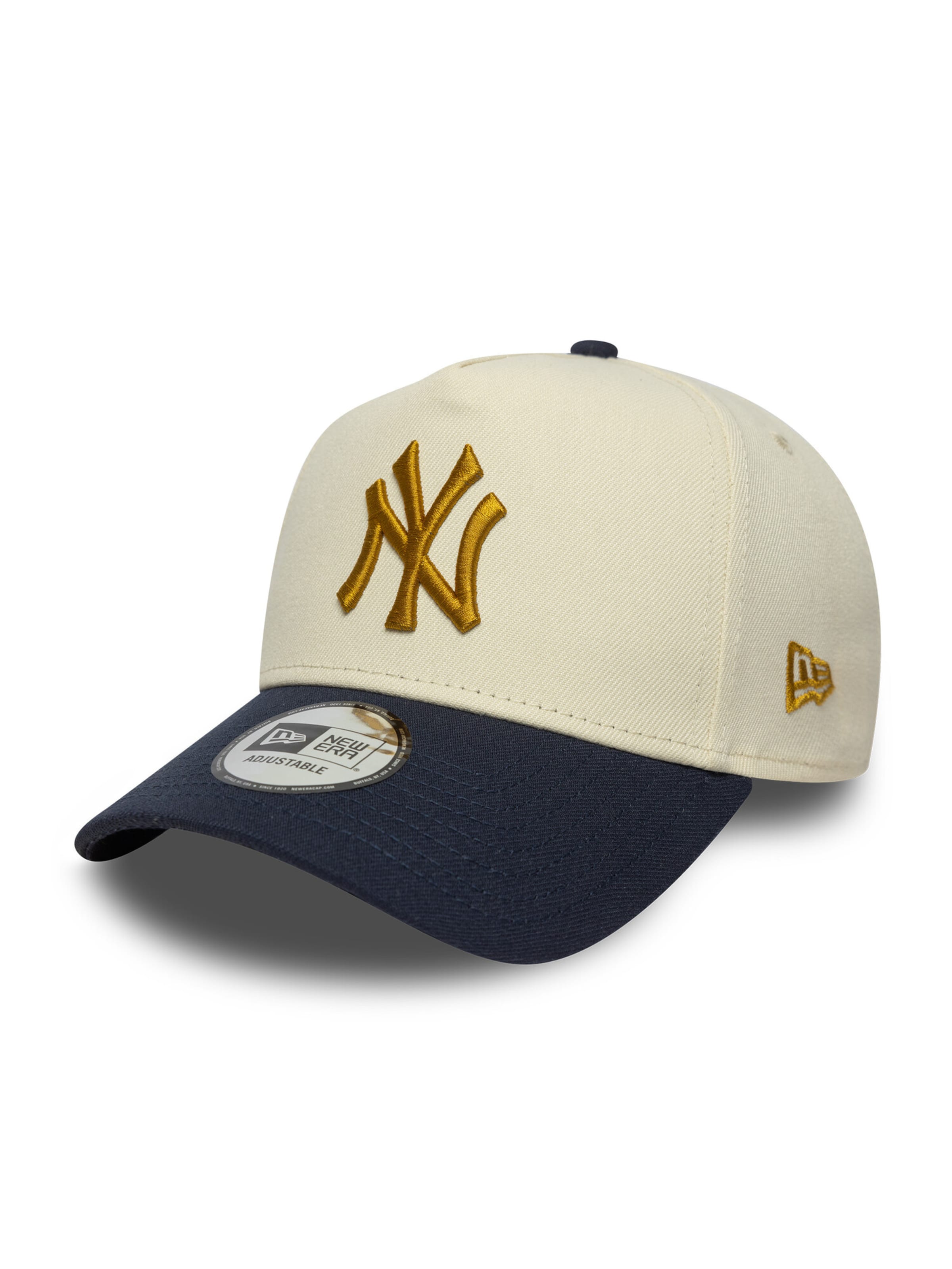 NEW ERA Sportpet '9FORTY E-Frame New York Yankees MLB World Series' in de kleur Beige, Productweergave