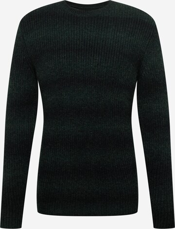 TOM TAILOR DENIM Sweater in Green: front