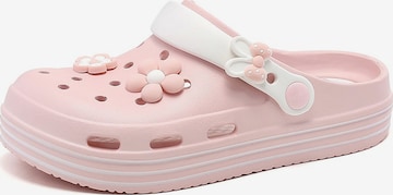 HUSKSWARE Clogs in Pink: Vorderseite