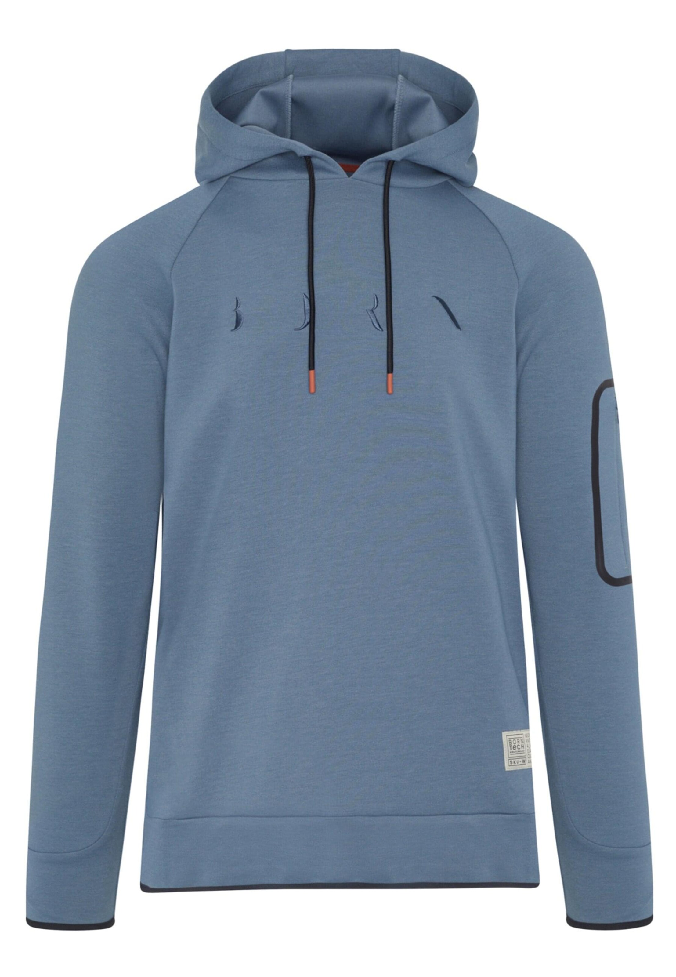 Born Living Yoga Sweatshirt 'Amur' in Blue: front