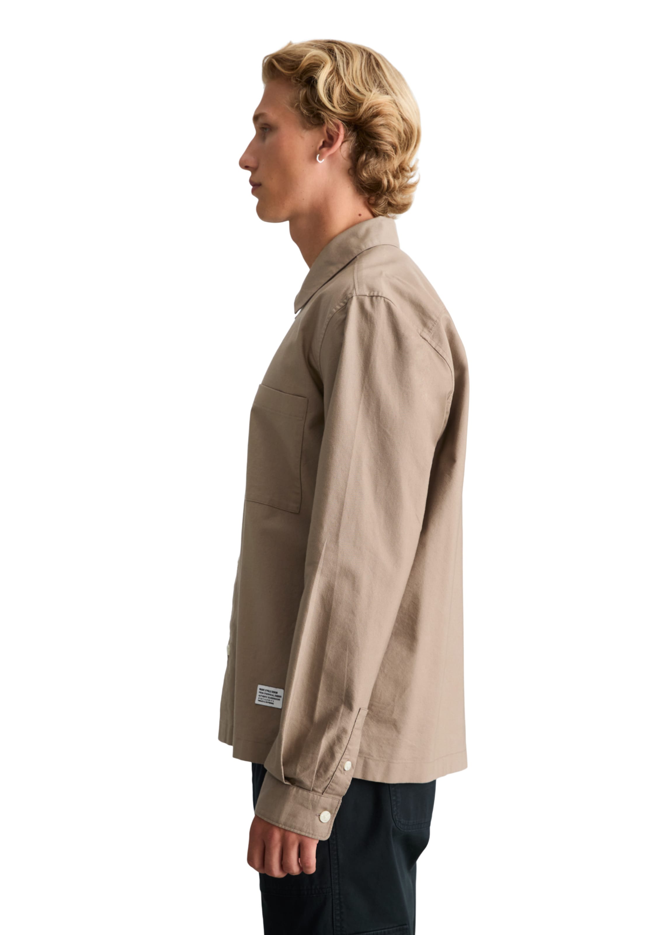 Coupe regular Chemise Marc O'Polo DENIM en marron