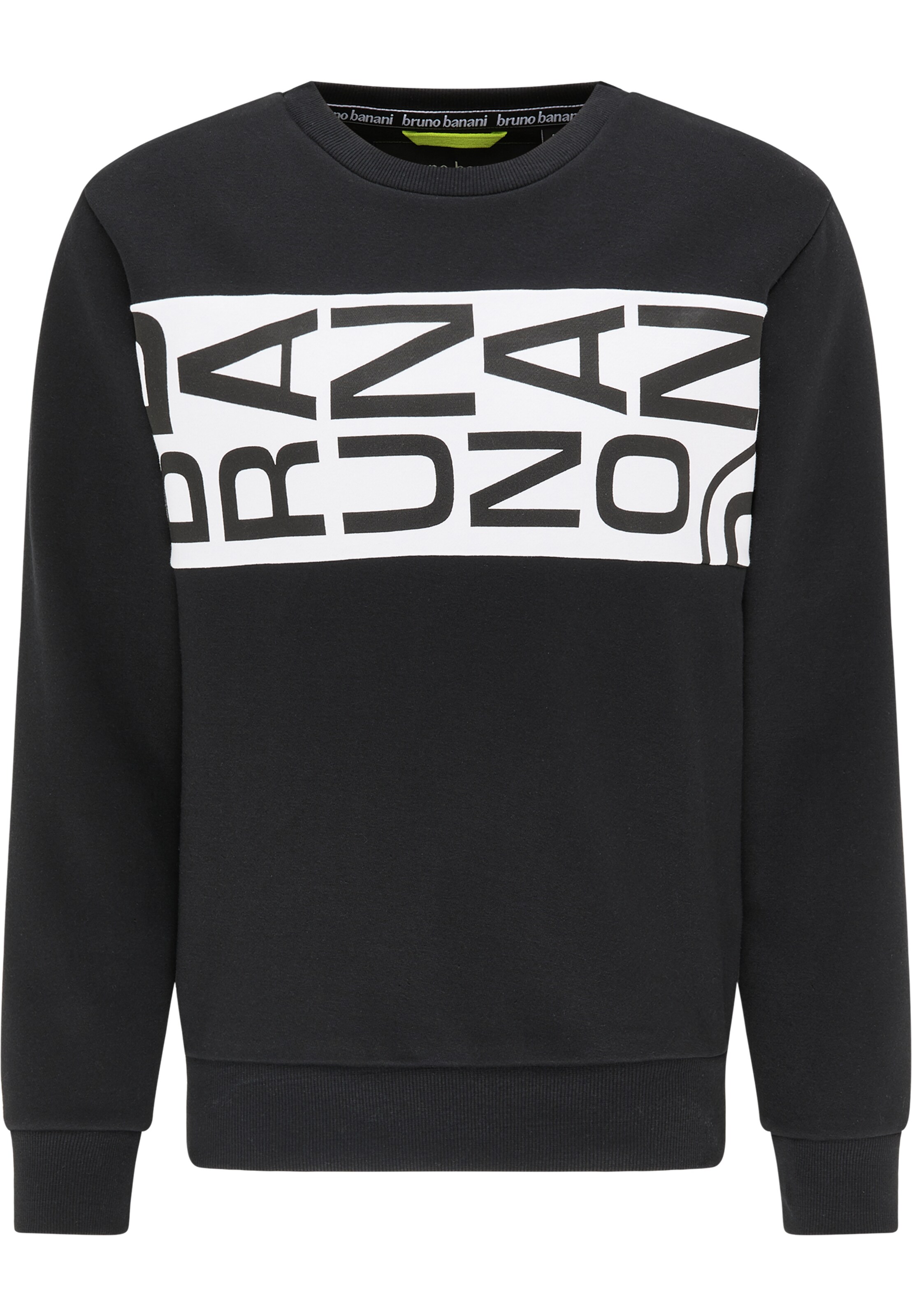 Bruno Banani Sweatshirt 'Richardson' in Black: front