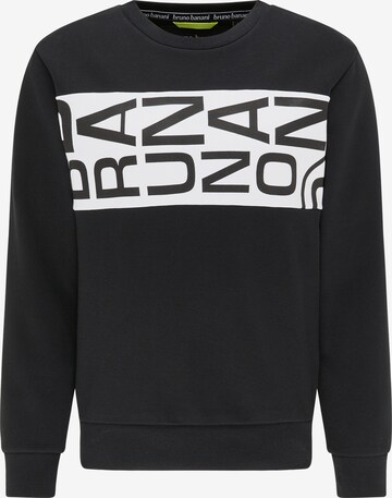 BRUNO BANANI Sweatshirt 'Richardson' in Zwart: voorkant