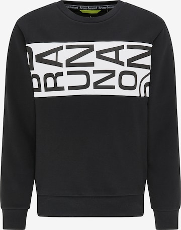 BRUNO BANANI Sweatshirt 'Richardson' in Zwart: voorkant