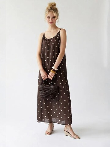MixRay - Vestido de verão em castanho