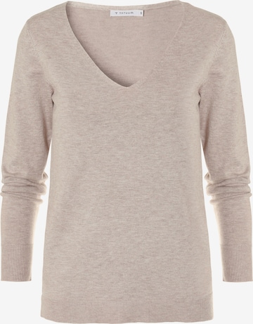 Pull-over TATUUM en beige : devant