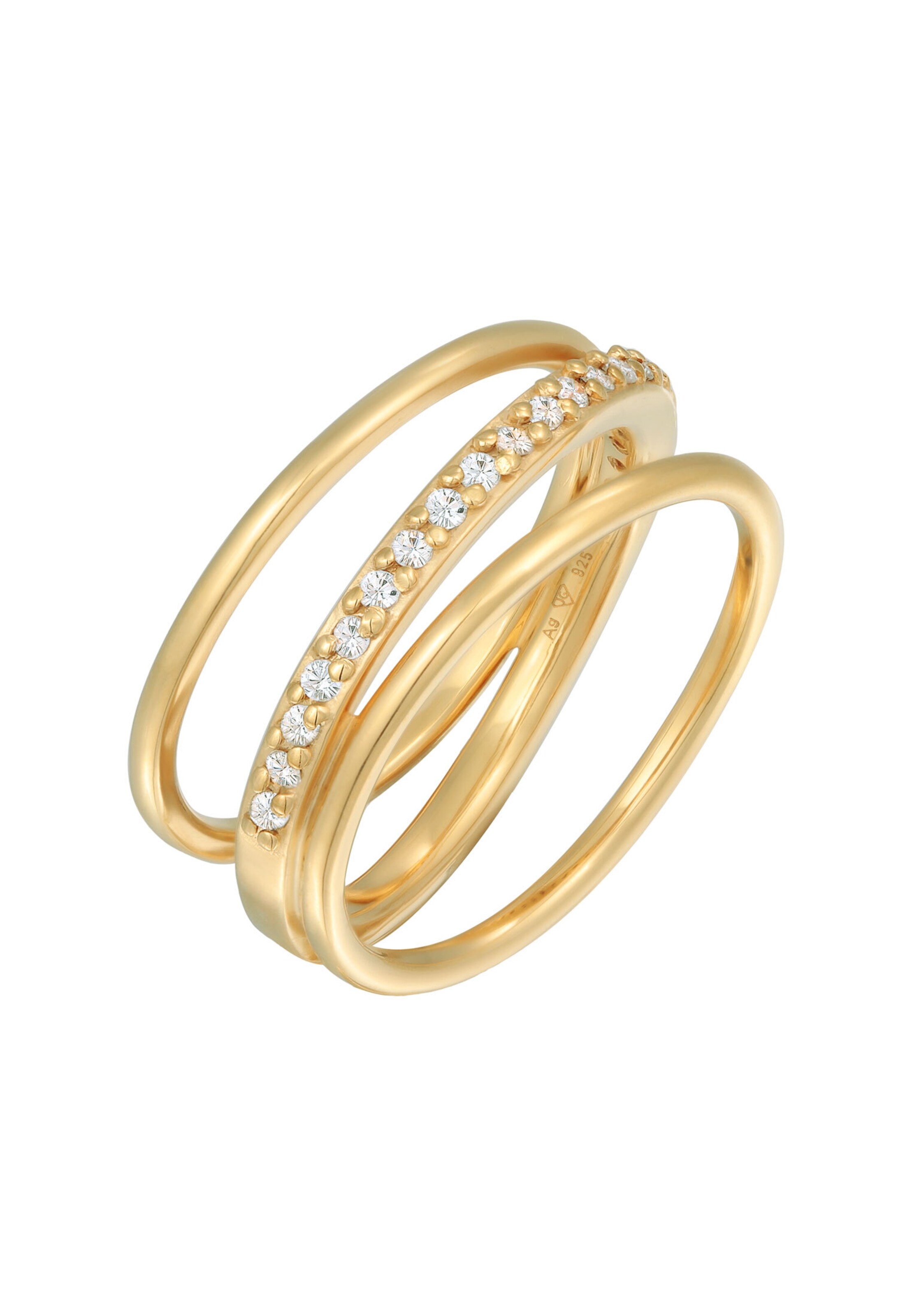 Bague ELLI en or : devant