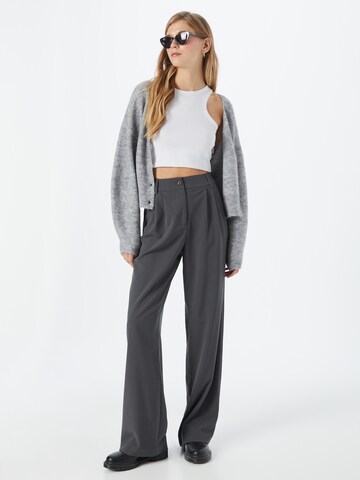 Lindex Knit Cardigan 'Mason' in Grey