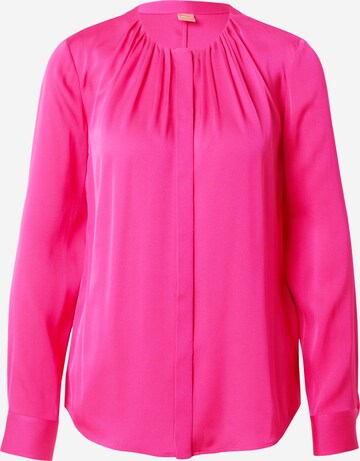 BOSS Blouse 'Banorah' in Roze: voorkant