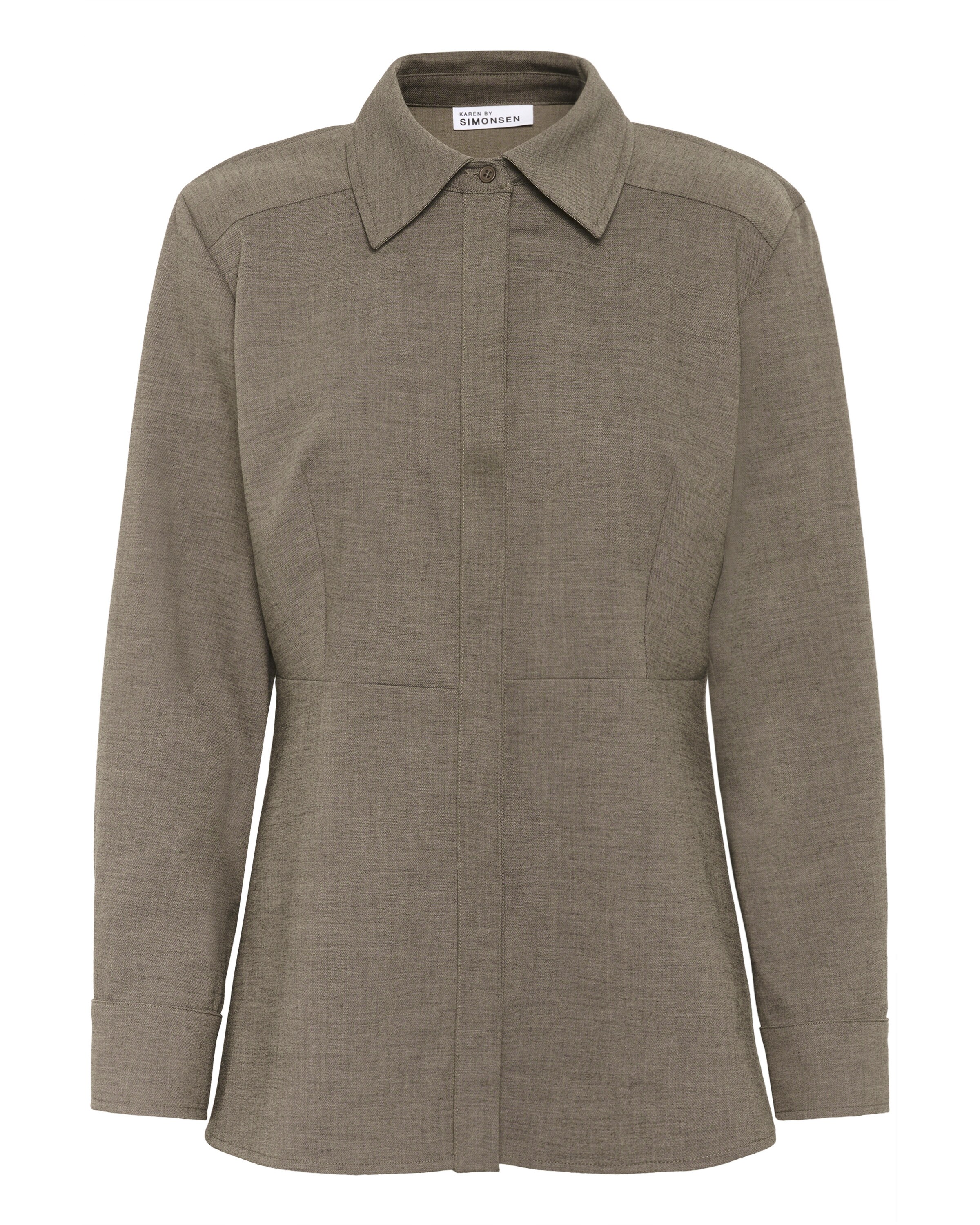 KAREN BY SIMONSEN Bluse 'Tina' i brun: forside