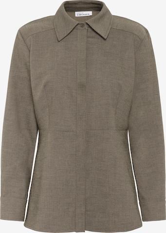 Chemisier 'Tina' KAREN BY SIMONSEN en marron : devant