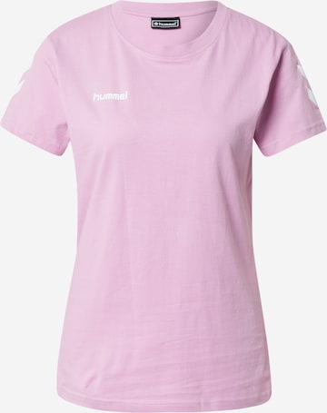 Hummel Funktionsbluse i lilla: forside