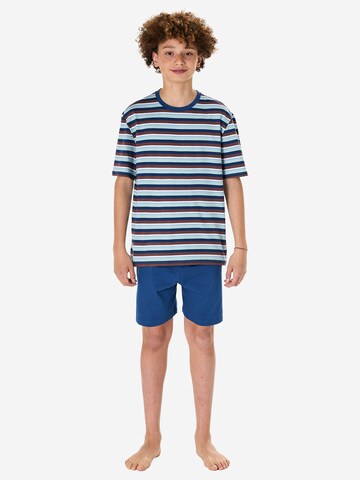 Pyjama ' Nightwear ' SCHIESSER en bleu : devant