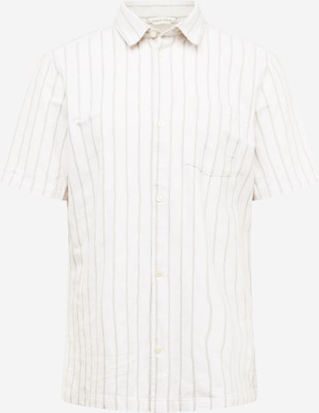 Casual Friday Regular fit Button Up Shirt 'Anton' in Beige: front