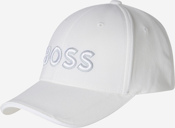 BOSS Black Cap in Weiß: predná strana