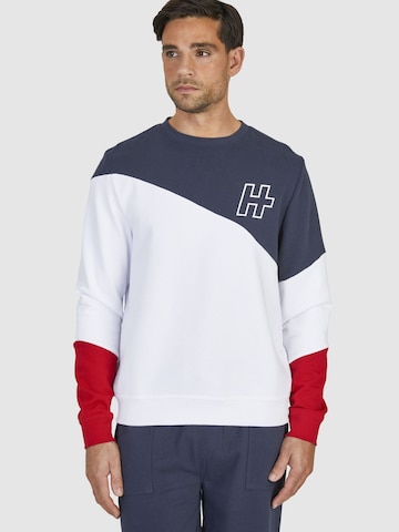 HECHTER PARIS Sweatshirt in Blauw: voorkant