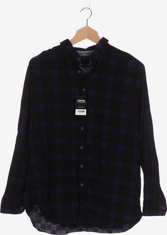 JP1880 Button Up Shirt in 4XL in Blue: front