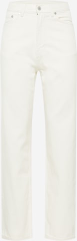 WEEKDAY جينز واسع جينز 'Galaxy Hanson' بلون أبيض: الأمام