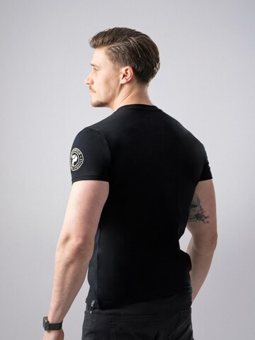 PANTONECLO Shirt 'Pantoneclo Men’s Crew Neck Short Sleeve T-Shirt' in Black