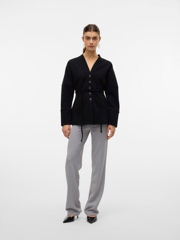 VERO MODA Πλεκτή ζακέτα 'VMKLEO' σε μαύρο