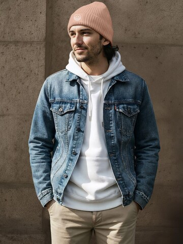 Neverless Beanie 'Mountain' in Pink