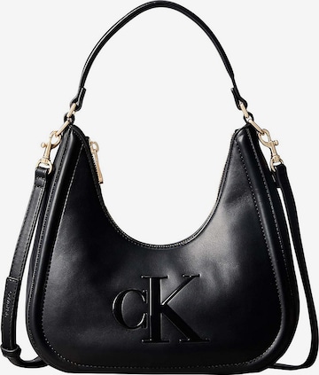 Calvin Klein Schoudertas in Zwart: voorkant