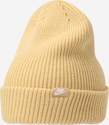 Nike Sportswear Beanie in Beige: front