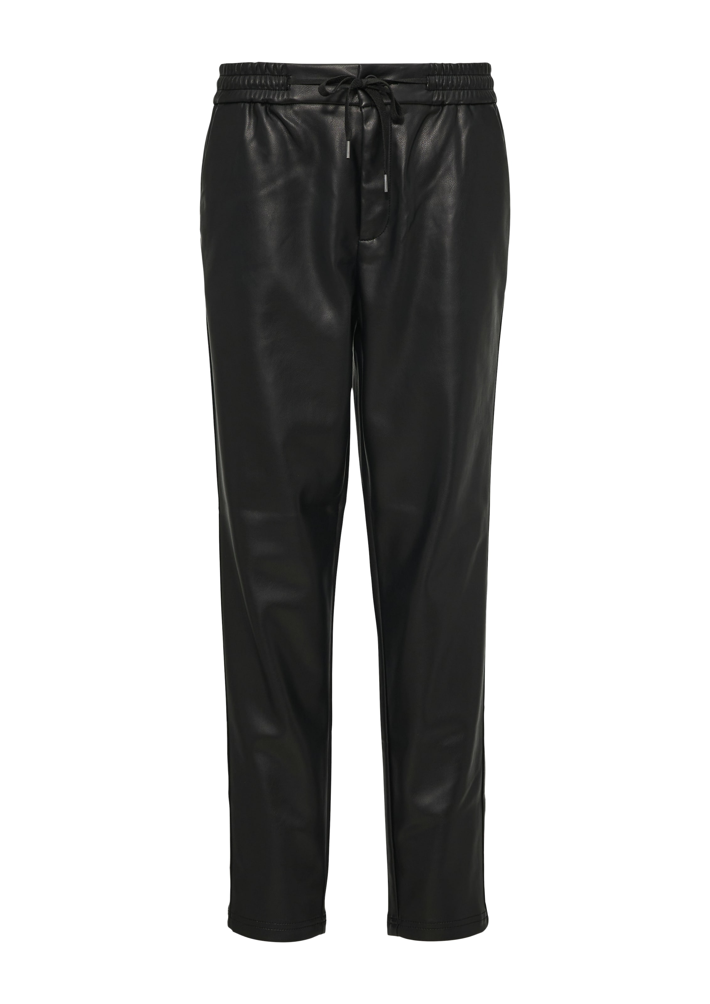 Effilé Pantalon s.Oliver en noir : devant