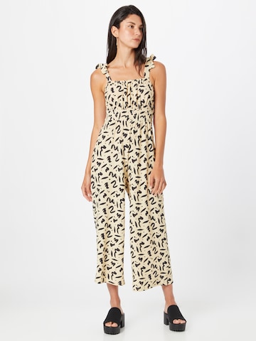 River Island Jumpsuit in Beige: front