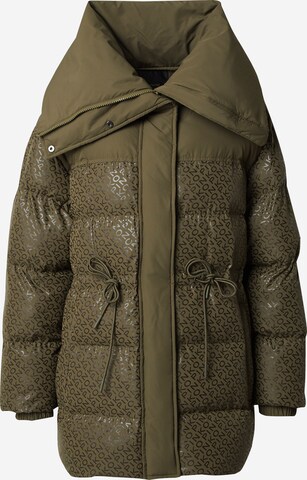 PINKO Winter Jacket 'CONVALIDA' in Green: front