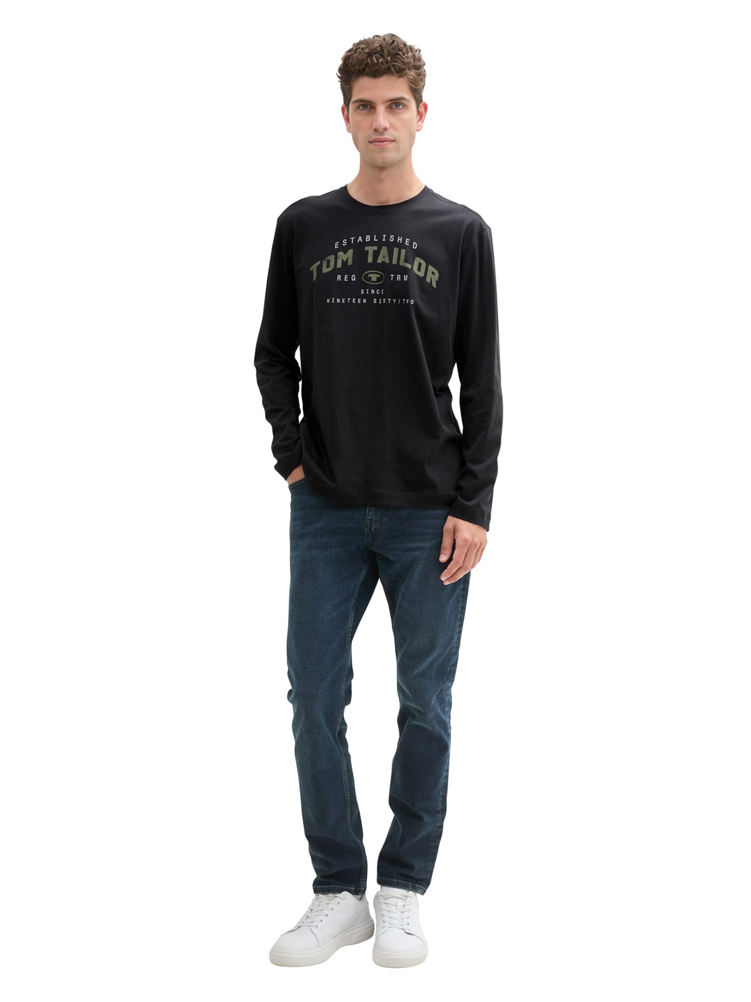 TOM TAILOR Μπλουζάκι σε μαύρο