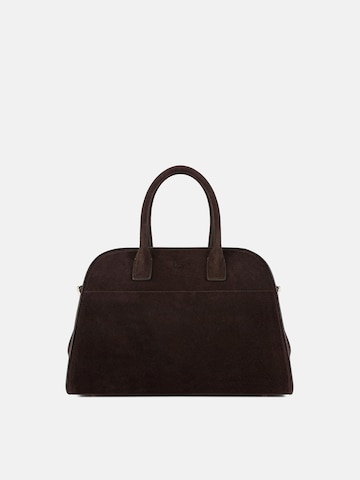 L37 HANDMADE SHOES - Bolso de mano 'BON VOYAGE' en marrón: frente