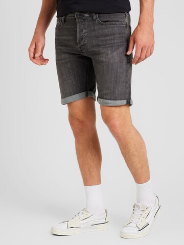 JACK & JONES Slimfit Jeans 'JJIRICK JJORIGINAL' in Zwart: voorkant