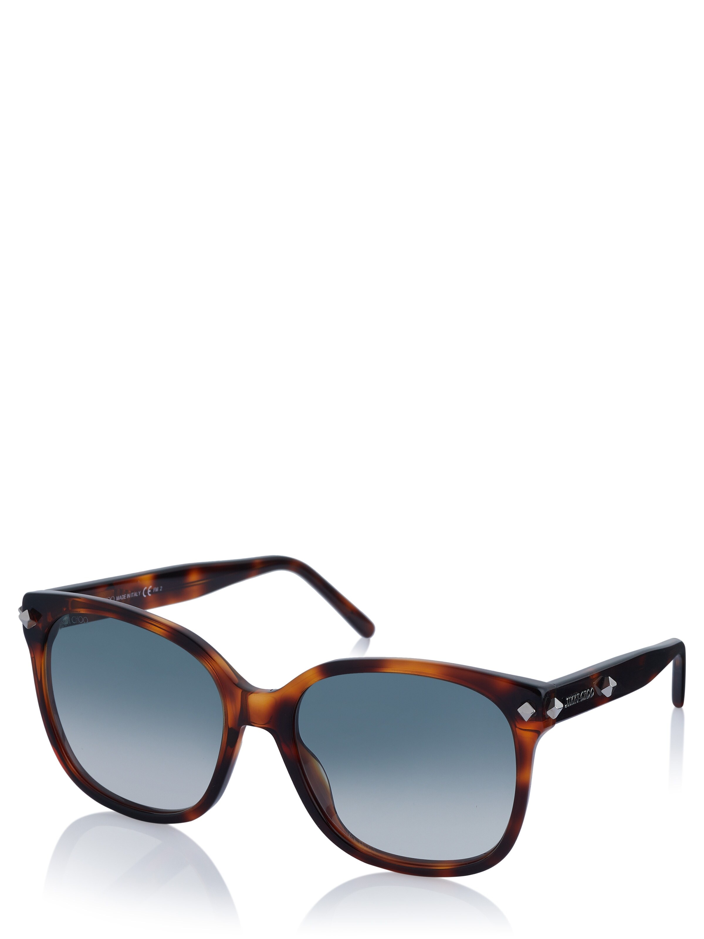 Lunettes de soleil JIMMY CHOO en marron : devant